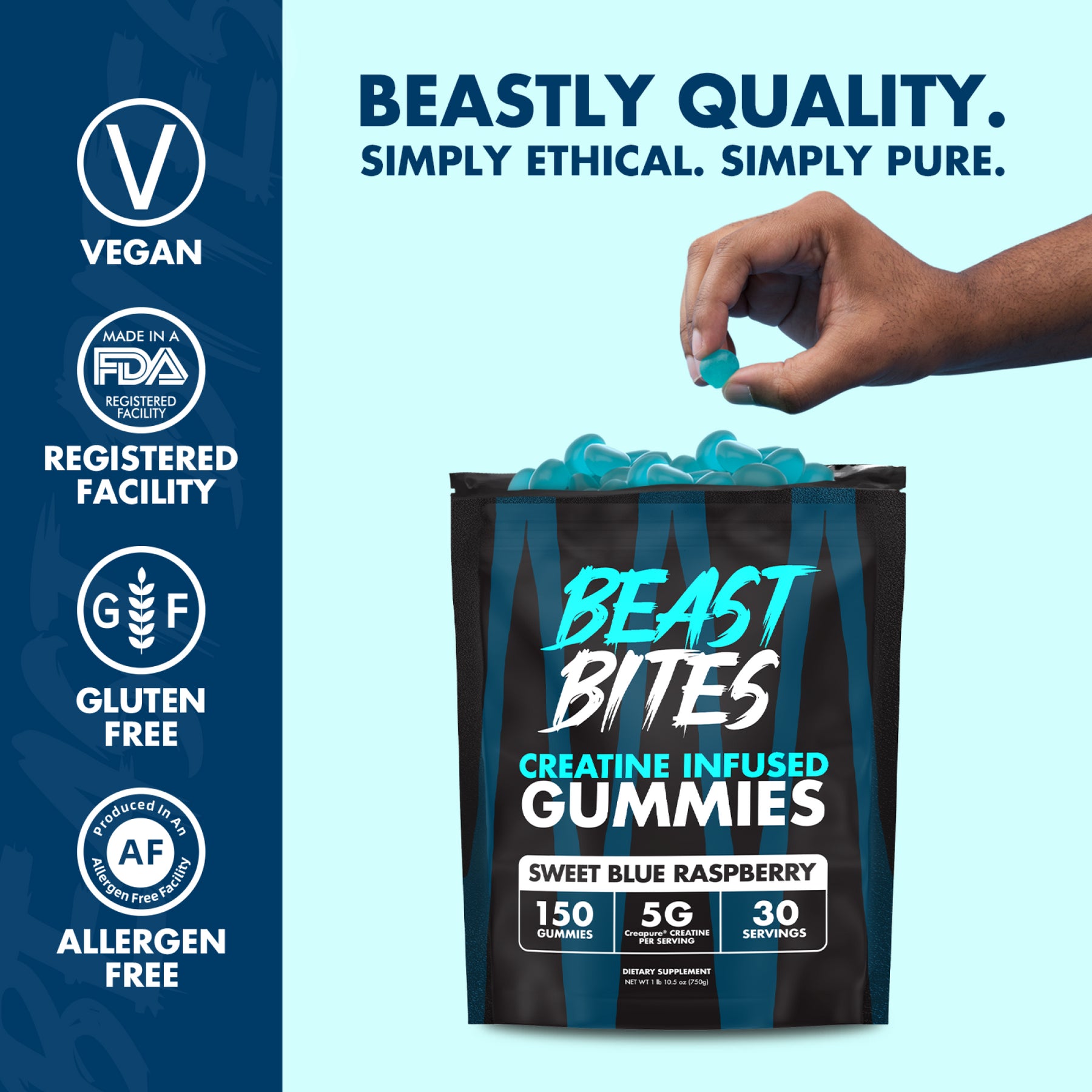 Creatine-Infused Gummies | Best Creatine Gummies – Beast Bites ...